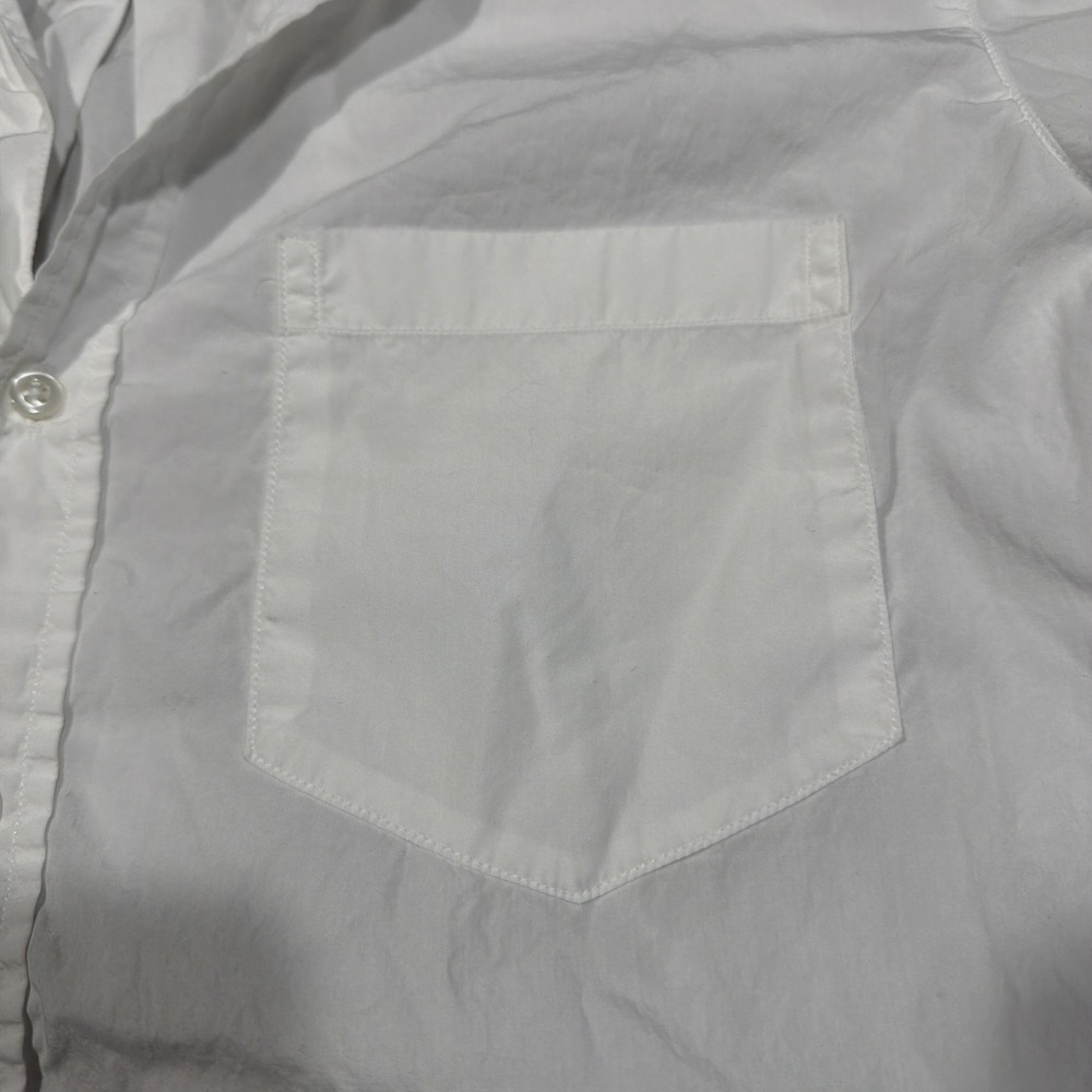 Frank & Eileen Joedy Shirt Women's SMALL White Cotton Button Up Casual Longsleve - Picture 7 of 14